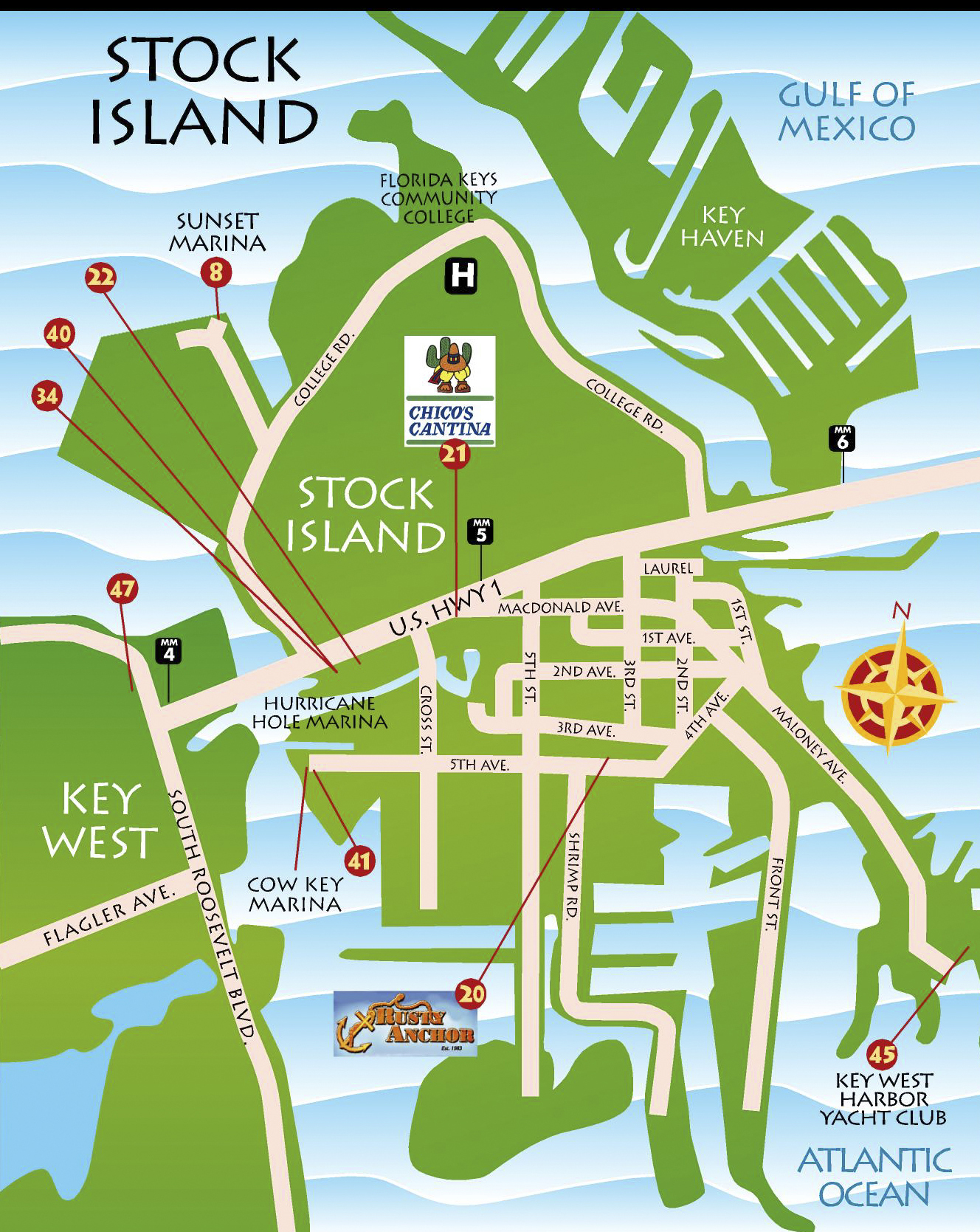 Maps, Key West / Florida Keys | Key West / Florida Keys Discount Coupons