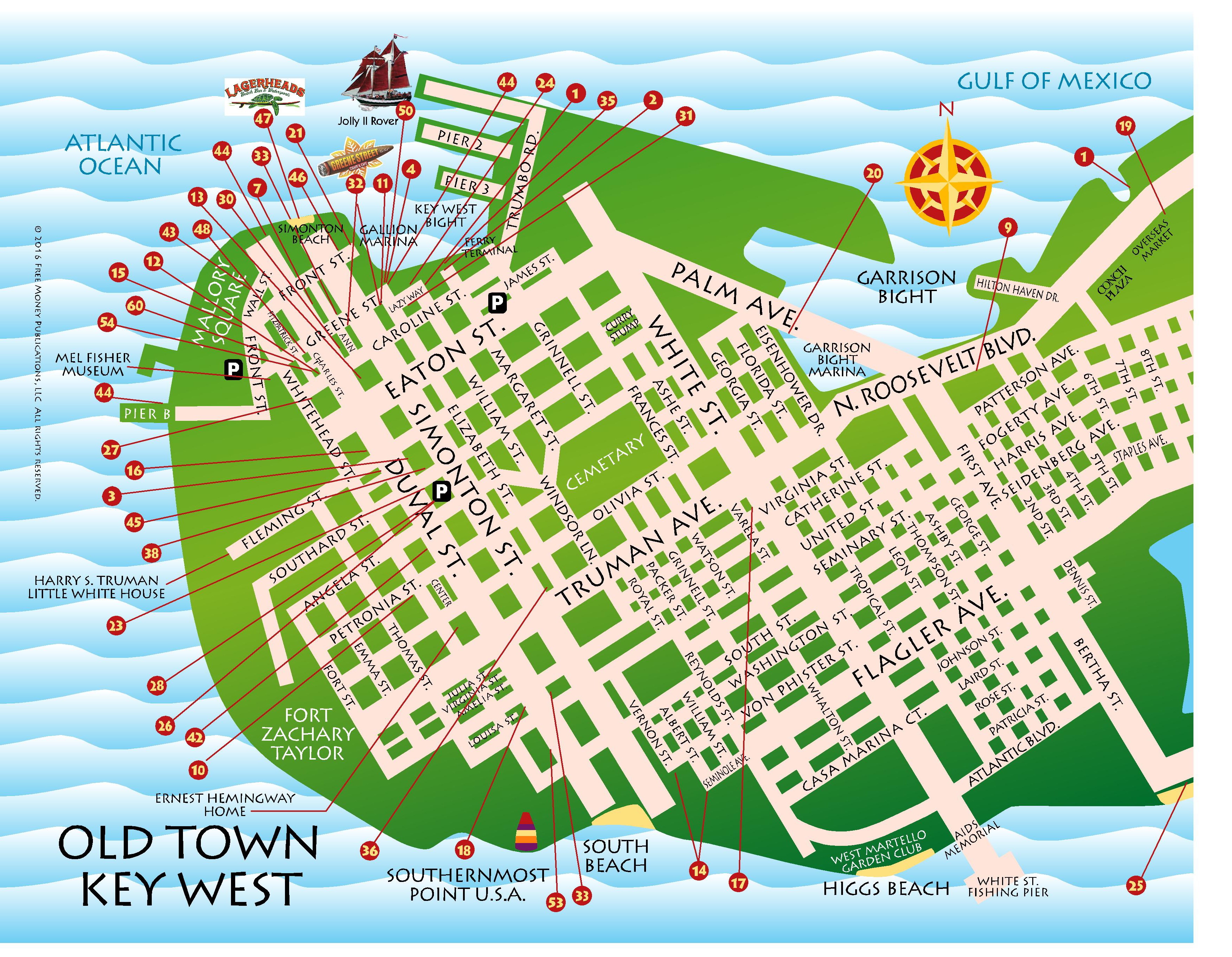 Maps, Key West / Florida Keys | Key West / Florida Keys Discount ...